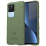 Mobigear Rugged Shield Coque POCO F4 Coque arrière en TPU Souple Anti-Chocs - Vert