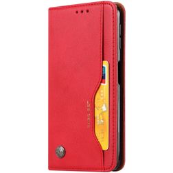 Mobigear Card Set Housse Samsung Galaxy A30s Etui Porte-Monnaie - Rouge