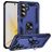 Mobigear Armor ring Samsung Galaxy A57 Plastique rigide Coque arrière Antichoc avec bague de maintien - Bleu