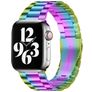 Mobigear Antwerp Bracelet Acier pour Apple Watch Fermeture boucle déployante - 42/41/40/38 mm - Colorée