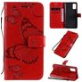 Mobigear Butterfly Samsung Galaxy A41 Étui Portefeuille - Rouge