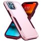 Mobigear Heavy Armor Coque iPhone 14 Coque arrière Rigide Anti-Chocs - Rose / Violet