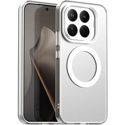 Mobigear Shockproof Coque Xiaomi 15T Pro MagSafe Coque arrière Rigide - Blanc