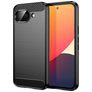 Mobigear Brushed Slim Coque Google Pixel 10a Coque arrière en TPU Souple - Noir