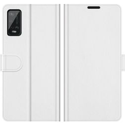 Mobigear Wallet Housse Wiko Power U20 Etui Porte-Monnaie - Blanc