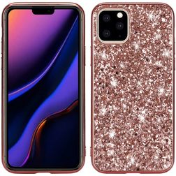 Mobigear Shockproof Glitter Powder TPU Case Rose Gold Apple iPhone 11
