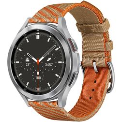 Mobigear Loop Bracelet Nylon Smartwatch Fermeture boucle ardillon - Connexion universelle de 22 mm - Orange