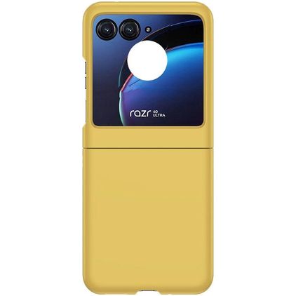 Mobigear Colors Coque Motorola Razr 50 Coque arrière Rigide - Jaune