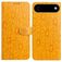 Mobigear Flowers Housse iPhone Air Etui Porte-Monnaie - Jaune