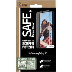 SAFE by PanzerGlass Ultra-Wide-Fit Samsung Galaxy S25 Verre trempé Protection d'écran - Compatible coque