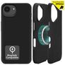 My Style Magsafe Tough Coque iPhone 17e MagSafe Coque arrière Rigide Anti-Chocs - Noir
