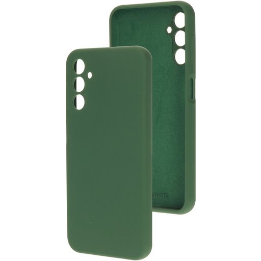 Mobiparts Coque Samsung Galaxy A14 Coque arrière en Silicone - Forest Green