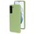 Mobiparts Coque Samsung Galaxy S21 Coque arrière en Silicone - Pistache Green