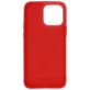 Mobiparts Coque iPhone 14 Pro Max Coque arrière en Silicone - Scarlet Red