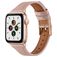 Mobigear Napoli Bracelet Cuir Apple Watch Fermeture boucle ardillon - 49/46/45/44 mm - Rose