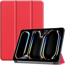 Mobigear Tri-Fold Coque iPad Pro 11 Pouces (2024) Etui - Rouge