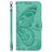 Mobigear Butterfly Housse Samsung Galaxy S25 Plus Etui Porte-Monnaie - Vert