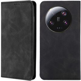 Mobigear Retro Slim Housse Xiaomi 13 Ultra Etui Porte-Monnaie - Noir