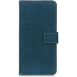 Mobigear Croco Housse Samsung Galaxy A51 Etui Porte-Monnaie - Vert