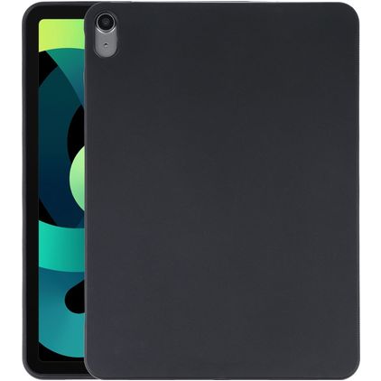 Mobigear Basics Coque iPad Air 5 (2022) Mince Coque arrière en en TPU Souple - Noir