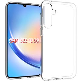 Mobigear Basics Coque Transparente Samsung Galaxy S23 FE Coque arrière en TPU Souple - Transparent