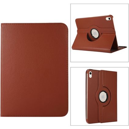 Mobigear DuoStand Coque iPad 11 (2025) Etui Rotatif - Marron