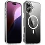 Valenta Trend Coque Transparente iPhone 16 MagSafe Coque arrière Rigide - Transparent