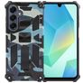 Mobigear Armor Stand Coque Samsung Galaxy A16 Coque arrière Rigide Anti-Chocs avec Support Amovible - Bleu