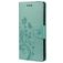 Mobigear Flowers Housse Xiaomi Redmi Note 10 5G Etui Porte-Monnaie - Vert