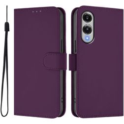 Mobigear Urban Wallet Housse Samsung Galaxy S25 Edge Etui Porte-Monnaie - Violet