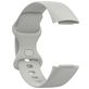 Mobigear Sport Dual Bracelet Silicone Fitbit Charge 5 Fermeture à clou et passant - Gris