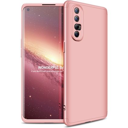 Mobigear TriGuard Coque OPPO Reno 3 Pro Coque arrière Rigide - Rose doré