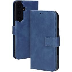 Mobiparts Classic Wallet Housse Samsung Galaxy S25 FE Etui - bleu acier