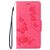 Mobigear Butterfly Housse iPhone SE (2020) Etui Porte-Monnaie - Magenta