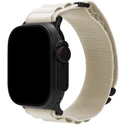 Mobilize Alpine Bracelet Nylon Apple Watch Fermeture boucle ardillon - 49/46/45/44 mm - Lumière stellaire