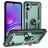 Mobigear Armor Ring Coque Samsung Galaxy A05 Coque arrière Rigide Anti-Chocs avec Anneau-Support - Vert
