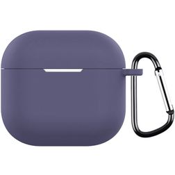 Mobigear Colors Coque Apple AirPods 4 Coque en Silicone Souple - Gris