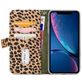 Mobilize Magnet Zipper Housse iPhone XR Etui avec Coque Détachable Porte-Monnaie - Leopard