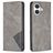 Mobigear Rhombus Slim Housse iPhone 17 Etui - Gris