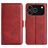 Mobigear Slim Magnet Housse iPhone 17 Pro Etui Porte-Monnaie - Rouge