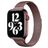 Mobigear Slim Loop Bracelet Milanais Apple Watch Fermeture magnétique - 49/46/45/44 mm - Marron