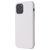 Mobigear Rubber Touch Coque iPhone 12 Coque arrière en Silicone - Blanc
