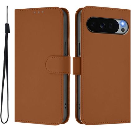 Mobigear Urban Wallet Housse Google Pixel 11 Pro XL Etui Porte-Monnaie - Marron