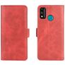Mobigear Slim Magnet Housse HONOR 9X Lite Etui Porte-Monnaie - Rouge
