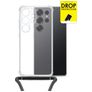 My Style Loop Transparente Samsung Galaxy S26 Ultra Coque avec cordon en TPU Souple - Transparent