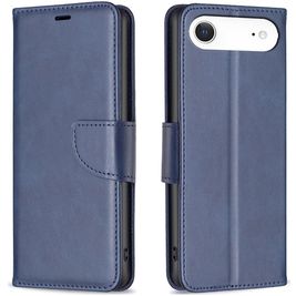 Mobigear Excellent Housse iPhone Air Etui Porte-Monnaie - Bleu
