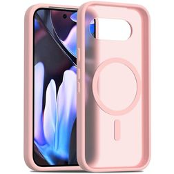Mobigear Shockproof Coque Google Pixel 9a MagSafe Coque arrière Rigide - Rose