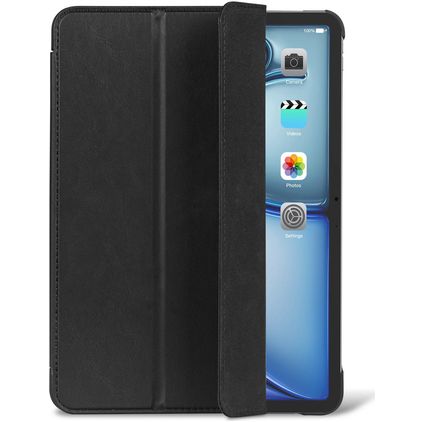 Decoded Textured Slim Coque iPad Air 5 (2022) Etui en Silicone Souple - Charcoal