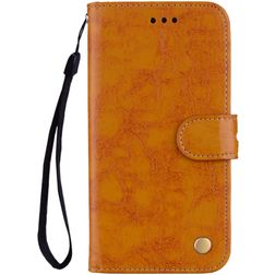 Mobigear Wallet Housse Xiaomi Pocophone F1 Etui Porte-Monnaie - Cognac