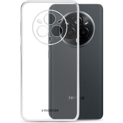 Mobilize Gelly Case Coque Transparente Realme 14 Pro Coque arrière en TPU Souple - Transparent